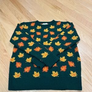 Kiel James Patrick The Big Cozy Fall Leaf Sweater